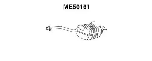Глушитель выхлопных газов конечный ME50161 VENEPORTE