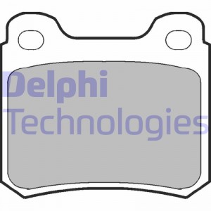 Комплект тормозных колодок, диско LP915 DELPHI