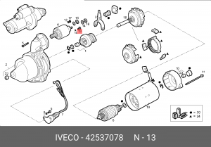 Болт 42537078 IVECO