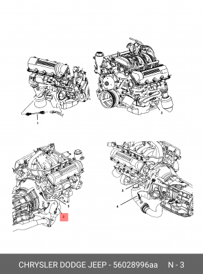 Лямбда-зонд 56028 996AA CHRYSLER