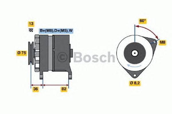 Генератор 0120469781 BOSCH