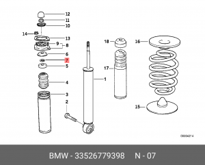 Шайба 33 52 6 779 398 BMW