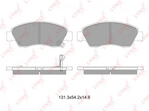 Колодки тормозные дисковые BD-3407 LYNXAUTO
