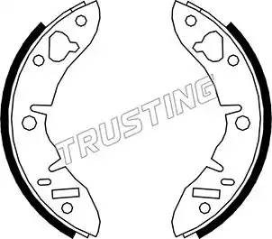 Комплект тормозных колодок 007.008 TRUSTING
