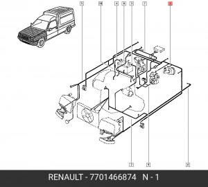 Деталь 7701466874 RENAULT