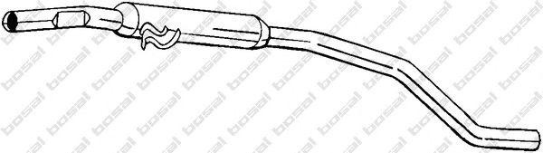 Средний глушитель выхлопных газов 278-285 BOSAL