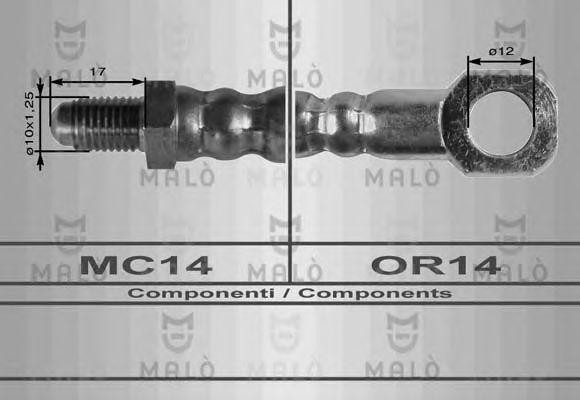 Тормозной шланг 8286 MALO