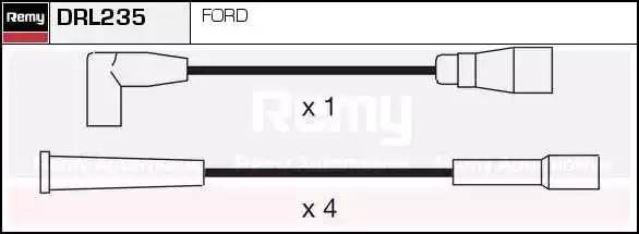 Ккомплект проводов зажигания DRL235 DELCO REMY