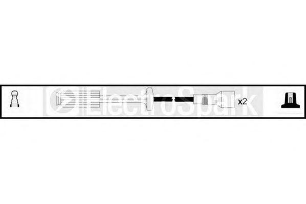 Ккомплект проводов зажигания OEK717 STANDARD