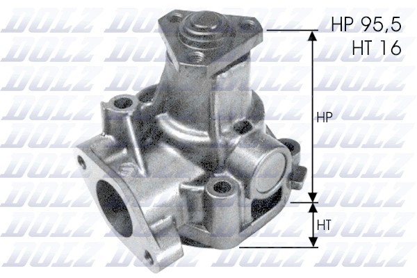 Водяной насос L155 DOLZ