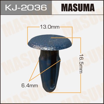 Клипса крепежная KJ2036 MASUMA