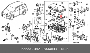 Деталь 38211SM4003 HONDA