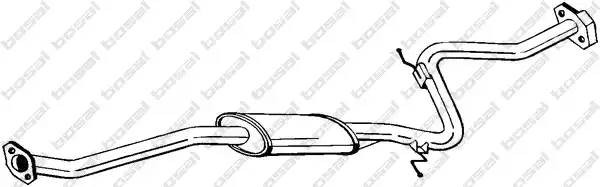 Средний глушитель выхлопных газов 283-379 BOSAL