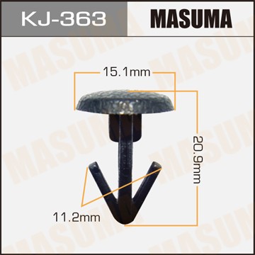 Клипса крепежная KJ363 MASUMA