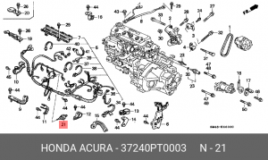 Датчик давления масла 37240PT0003 HONDA