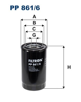 Фильтр топливный PP8616 FILTRON