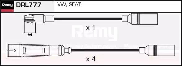 Ккомплект проводов зажигания DRL777 DELCO REMY