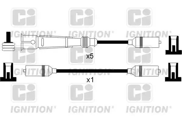 Ккомплект проводов зажигания XC953 QUINTON HAZELL