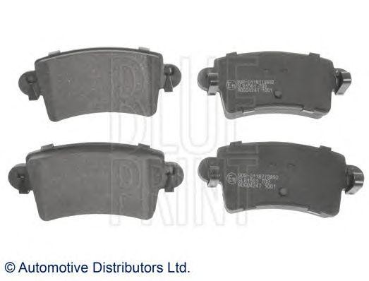 Комплект тормозных колодок, диско ADG04247 BLUE PRINT