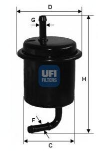 Топливный фильтр 31.801.00 UFI