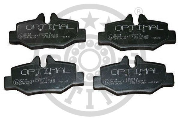 Комплект тормозных колодок, диско 12243 OPTIMAL
