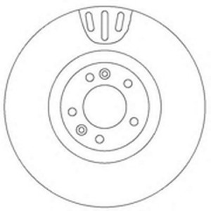 Тормозной диск 562398B BENDIX JURID
