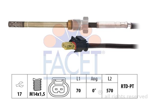 Ккомплект проводов зажигания 48531 FACET