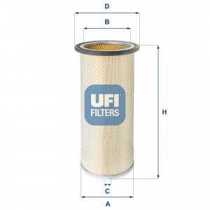 Воздушный фильтр 27.024.00 UFI