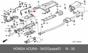 Лямбда-зонд 36532PAAA01 HONDA