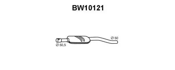 Предглушитель выхлопных газов BW10121 VENEPORTE