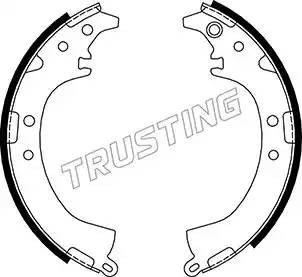 Комплект тормозных колодок 115.299 TRUSTING
