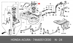 Деталь 74660S1CE00 HONDA