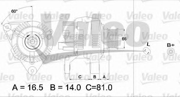 Генератор 437418 VALEO PHC