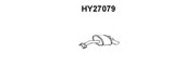 Глушитель выхлопных газов конечный HY27079 VENEPORTE