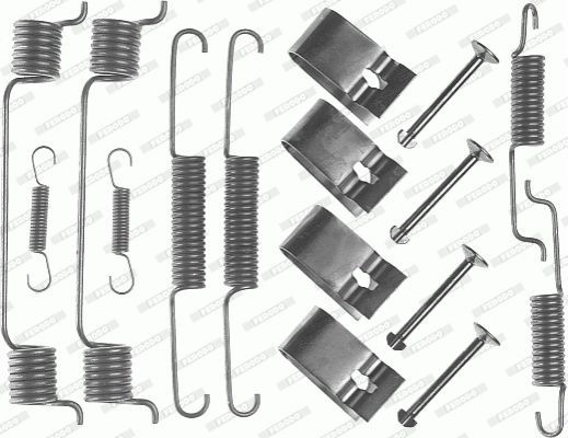 Комплектующие, тормозная колодка FBA132 FERODO