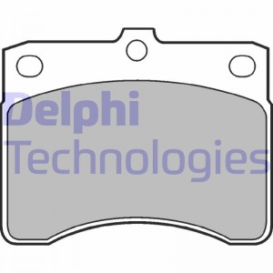 Комплект тормозных колодок, диско LP578 DELPHI
