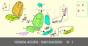 Деталь 04810SB3000 HONDA