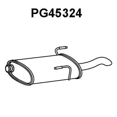Глушитель выхлопных газов конечный PG45324 VENEPORTE
