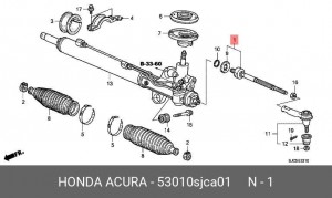 Тяга рулевая 53010SJCA01 HONDA