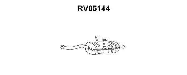 Глушитель выхлопных газов конечный RV05144 VENEPORTE