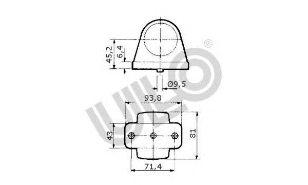 Габаритные огни 329001 ULO