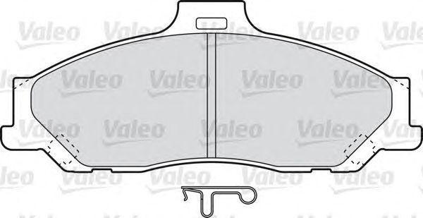 Комплект тормозных колодок, диско 598784 VALEO PHC