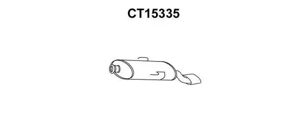 Глушитель выхлопных газов конечный CT15335 VENEPORTE