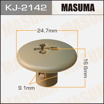 Клипса крепежная KJ2142 MASUMA