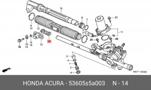 Деталь 53605S5A003 HONDA