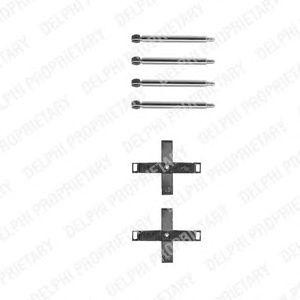 Комплектующие, колодки дискового тормоза LX0268 DELPHI
