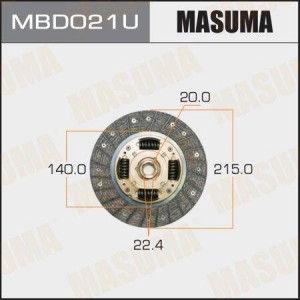 Диск сцепления MBD021U MASUMA
