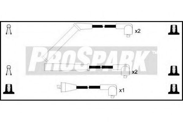 Ккомплект проводов зажигания OES247 STANDARD