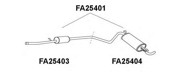 Глушитель выхлопных газов конечный FA25401 VENEPORTE