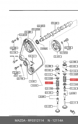 Деталь RF03-12-114 MAZDA